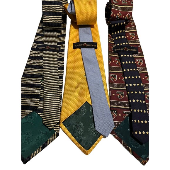 Lot of 3 TOMMY HILFIGER Neck Ties 100% Silk Excellent Condition! - Picture 2 of 2